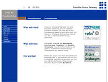 Tablet Screenshot of franchise-system-beratung.de